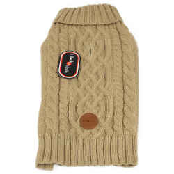 Dogwalk kabeltrui, kleur beige Dogwalk kabeltrui, kleur beige